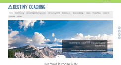 Desktop Screenshot of destinycoachingministries.com